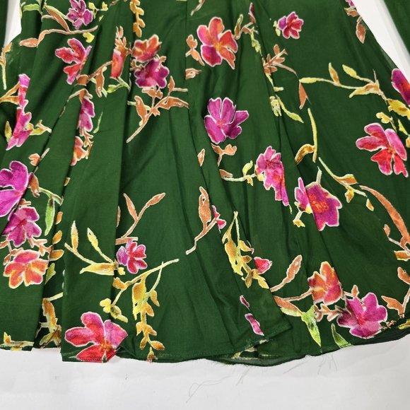 Lovers and Friends Marcella Mini Dress in Jade Floral - Picture 7 of 11